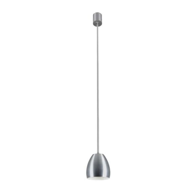 PSM LIGHTING - suspension avec rotule et rosace apparente - tige raccourcissable alu satiné - 1918.B2.ES50.14 PSM LIGHTING - suspension avec rotule et rosace apparente - tige raccourcissable alu satiné - 1918.B2.ES50.14