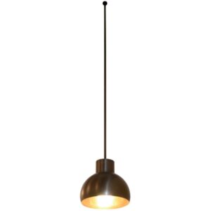 PSM LIGHTING - suspension avec rotule et rosace apparente - tige raccourcissable bronze foncé - 1807.B2.E27.23