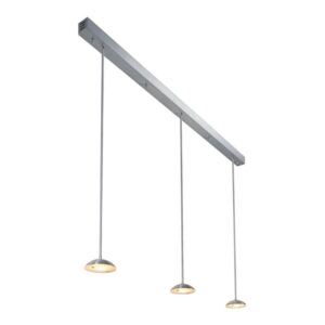 PSM LIGHTING - suspension avec rotule - tige raccourcissable - avec driver LED alu satiné - 1824X3.14.NW