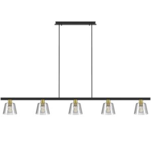 PSM LIGHTING - suspension avec rotule - tige raccourcissable - down blanc texture / transparent - 5583.E27.1M.TR