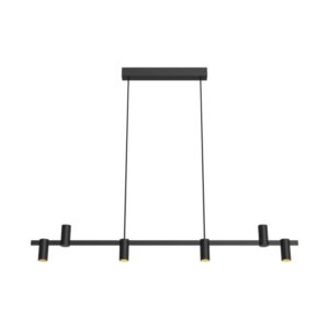 PSM LIGHTING - suspension avec rotule-tige raccourcissable-fixe-down/up-avec driver LED - 1350.29.WW