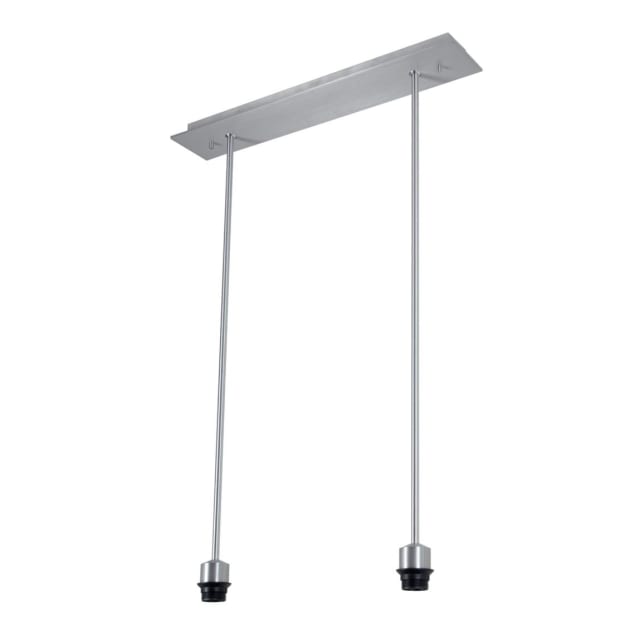 PSM LIGHTING - suspension avec rotule - tige raccourcissable - pour abat-jour alu satiné - 5012.14 PSM LIGHTING - suspension avec rotule - tige raccourcissable - pour abat-jour alu satiné - 5012.14
