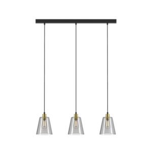 PSM LIGHTING - suspension - down blanc texture / steel / câble textile blanc - 5577.E27.1M.ST.TX1