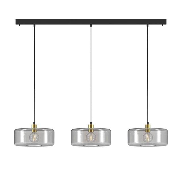 PSM LIGHTING - suspension noir texture / steel / câble textile noir - 5131.3Q.2M.ST.TX2 PSM LIGHTING - suspension noir texture / steel / câble textile noir - 5131.3Q.2M.ST.TX2