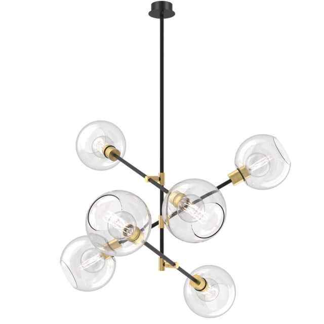 PSM LIGHTING - suspension sur tige avec rosace apparente - fixe noir texture - 5141.2M.BZ PSM LIGHTING - suspension sur tige avec rosace apparente - fixe noir texture - 5141.2M.BZ