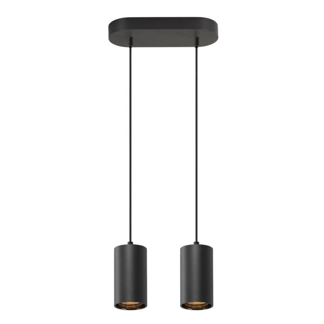 SLV Belgium - ASTO TUBE suspension GU10 longueur de suspension 250 cm max 2 x 10 W noir - 1006433 SLV Belgium - ASTO TUBE suspension GU10 longueur de suspension 250 cm max 2 x 10 W noir - 1006433