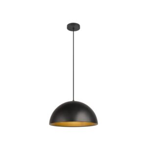SLV Belgium - FORCHINI M 40,suspension,E27,longueur 150 cm,1x max 40 W,noir mat/or mat. - 1008536