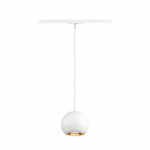 SLV Belgium - LIGHT EYE 150,suspension monophasée,GU10,longueur 150 cm,1x max. 13 W,blanc mat - 1008175