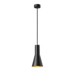 SLV Belgium - Phelia 130 E27 suspension intérieure noire/dorée - 1002951