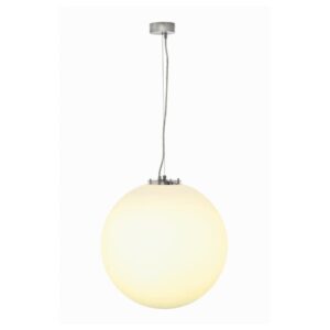 SLV Belgium - Rotoball suspension 1x max. 24W E27 230V D=50cm gris argent/blanc - 165400