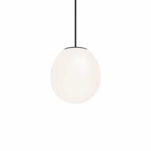WEVER & DUCRE - DRO SUSPENDED 2.0 noir texturé + blanc opale E14 Ø195mm - 2522C0WB0